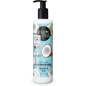 Organic Shop - Shower Gel Coconut and Shea Butter, 280ml