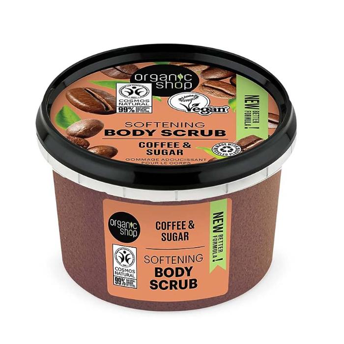 Organic Shop - Softening Body Scrub Coffee & Sugar, 250ml