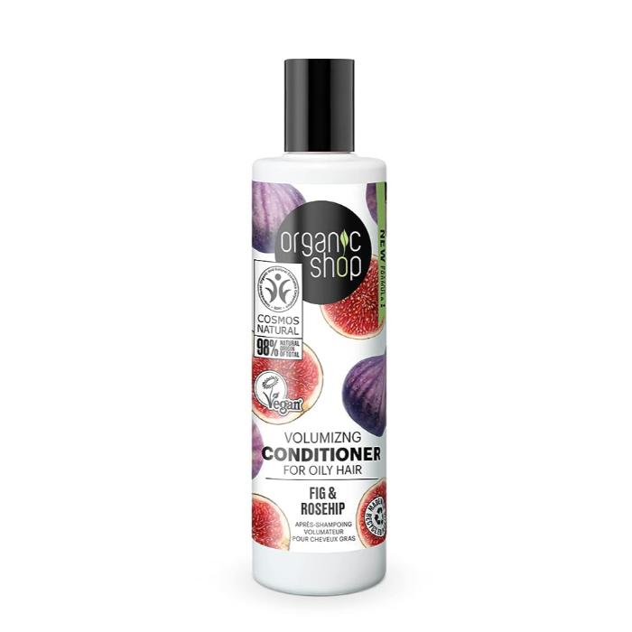 Organic Shop - Volumizing Conditioner for Oily Hair Fig and Rosehip, 280ml