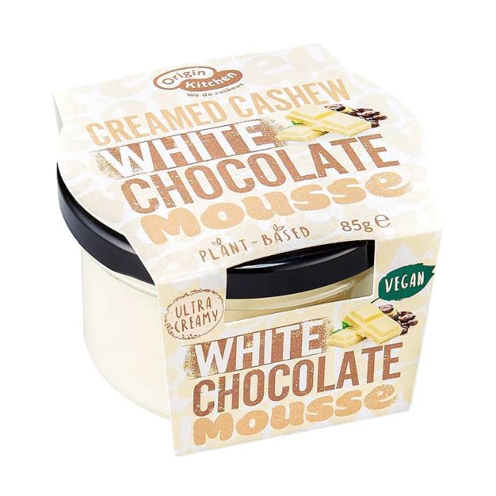 Origin Kitchen - Creamed Cashew Mousse Desserts White Chocolate, 90g