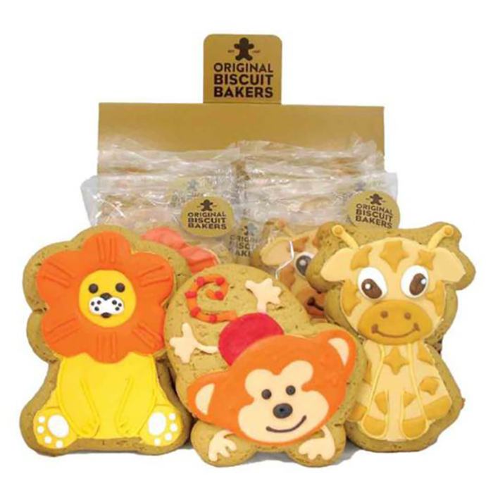 Original Biscuit Bakers - Safari Iced Gingerbread Shapes, 12g  Pack of 12