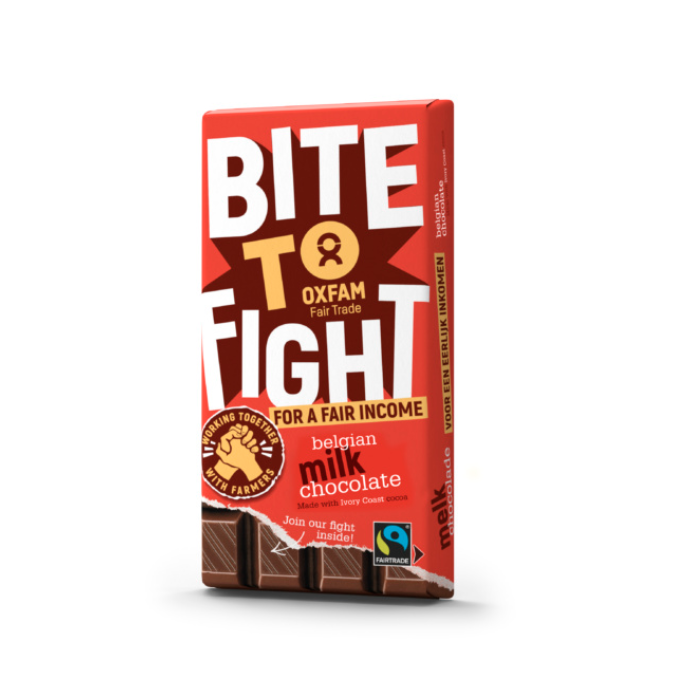 Oxfam Fair Trade - Bite to Fight Milk Chocolate, 180g
