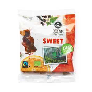 Oxfam Fair Trade - Organic Gummy Bears, 100g | Pack of 20