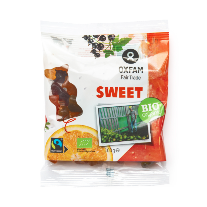Oxfam Fair Trade - Organic Gummy Bears, 100g  Pack of 20