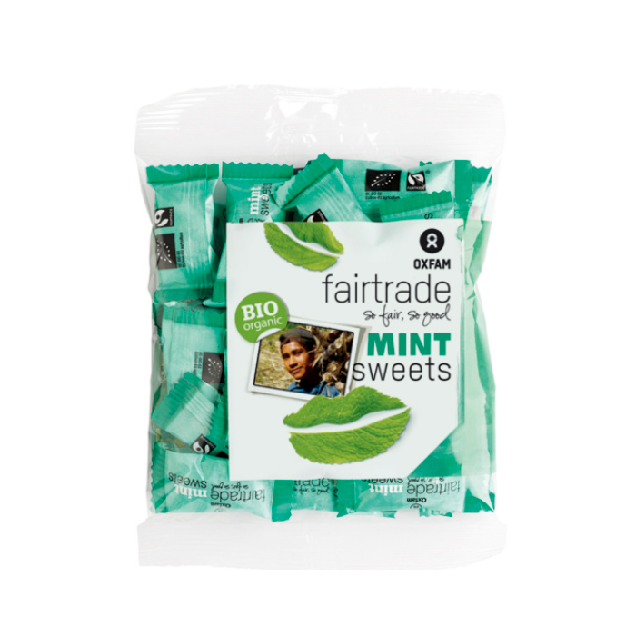 Oxfam Fair Trade - Organic Mint Sweets, 100g  Pack of 20