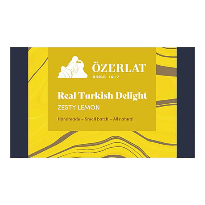 Ozerlat - Real Turkish Delight Zesty Lemon, 200g - Pack of 6