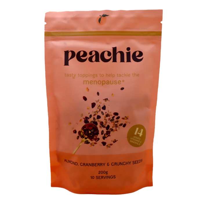 Peachie - Almond Cranberry & Crunchy Seeds Menopause Topping, 200g  Pack of 12