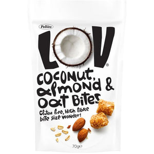 Pellito - LOV Coconut Almond & Oat Bites, 70g | Pack of 8