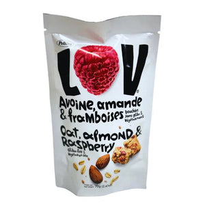 Pellito - LOV Raspberry Almond Oat Bites, 70g | Pack of 8