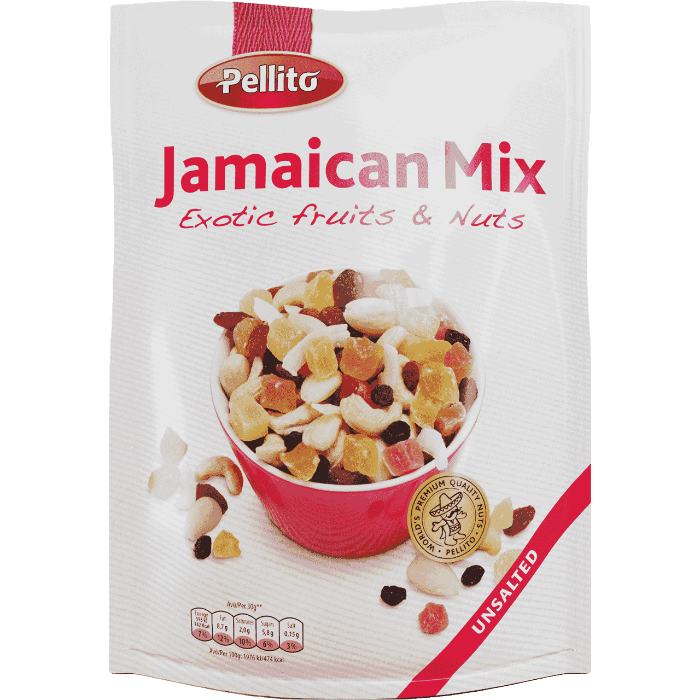 Pellito - Mix Jamaican Exotic Fruits & Nuts, 125g