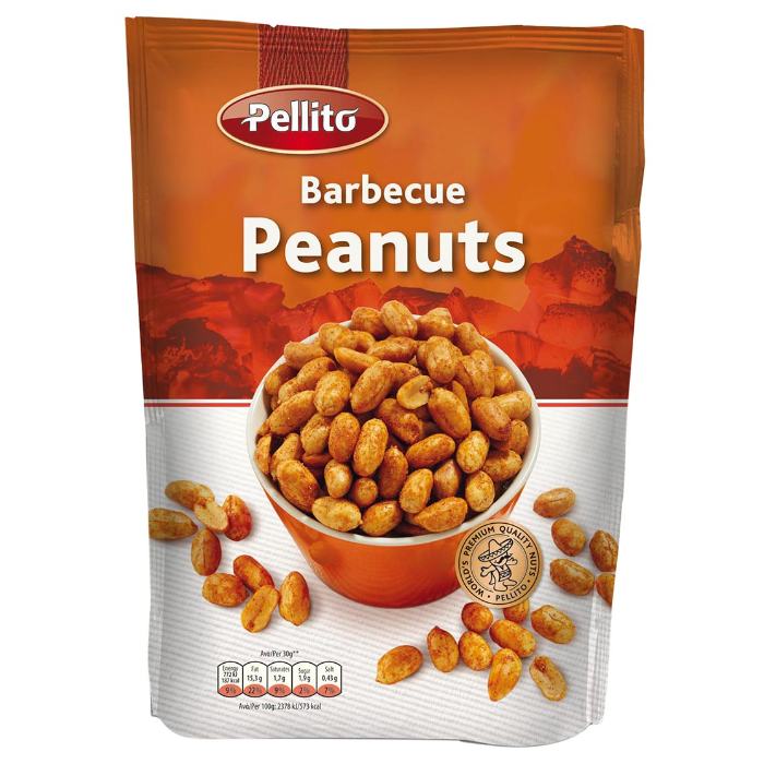 Pellito - Peanuts Barbeque, 150g - Pack of 14