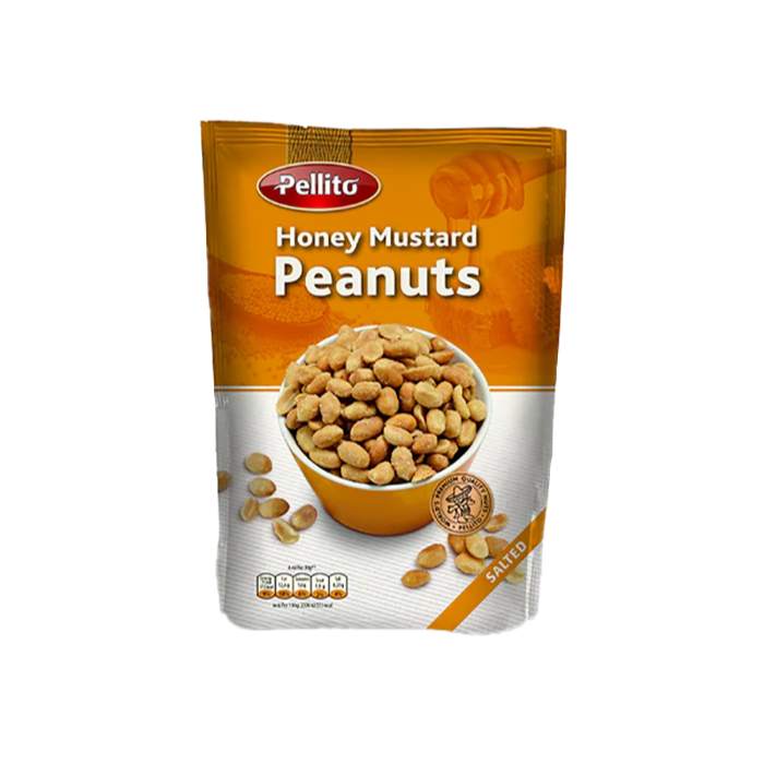 Pellito - Peanuts Honey Mustard, 150g - Pack of 14