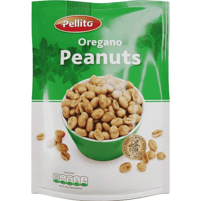 Pellito - Peanuts Oregano, 150g - Pack of 14