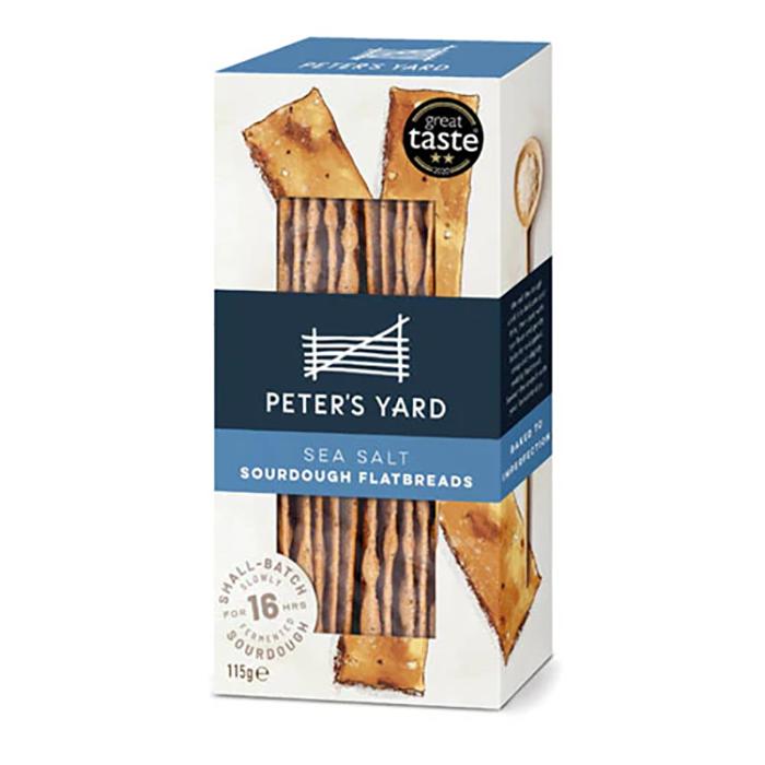 Peter's Yard - Sourdough Flatbread Sea Salt, 115g - Pack of 6