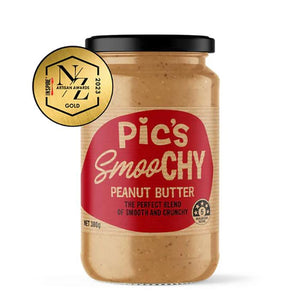 Pic's Peanut Butter - Smoochy, 380g - Pack of 8