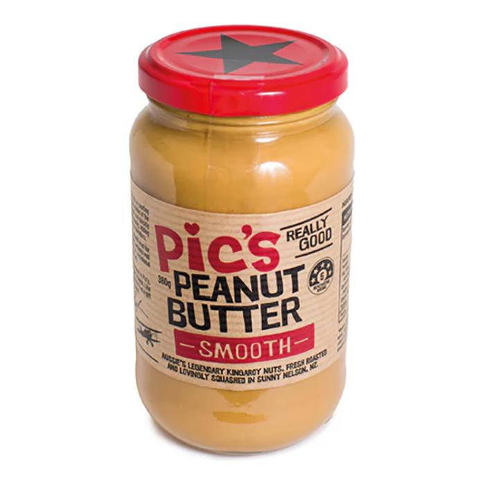 Pic's Peanut Butter - Smooth, 380g - Pack of 8