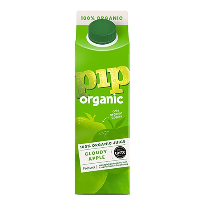 Pip Organic - Cloudy Apple Juice Take Home Carton, 1L - Pack of 8