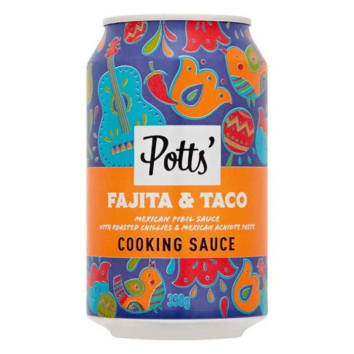 Potts - Mexican Fajita & Taco Cooking Sauce, 330g