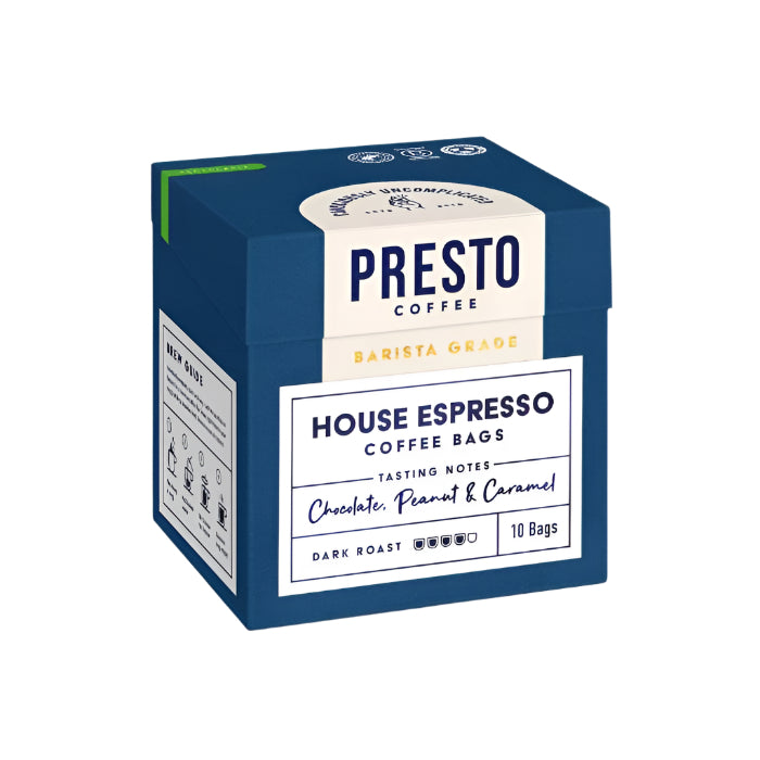 Presto Coffee Roasters - House Espresso Instant Coffee, 100g  Pack of 10