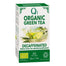 Qi Teas - Organic Decaff Green tea bags, 25 Bags  Pack of 6