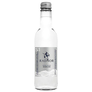 Radnor Hills - Spring Water Sparkling Glass Bottle, 330ml - Pack of 24