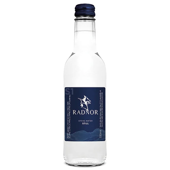 Radnor Hills - Spring Water Still Glass Bottle, 330ml - Pack of 24