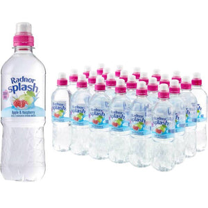 Radnor Splash - Fruit Flavoured Still Water, 500ml | Pack of 24 | Multiple Flavours