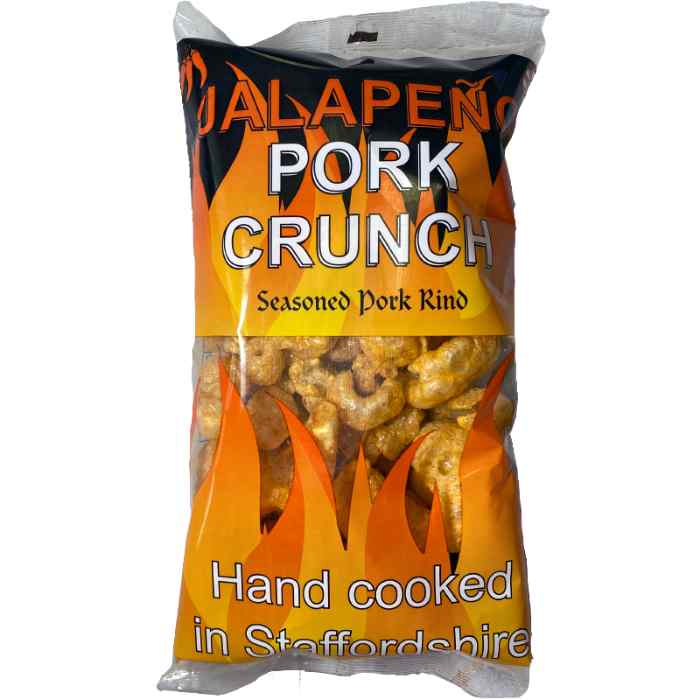 RayGray - Bumper Pork Crunch - Jalapeno, 90g  Pack of 12