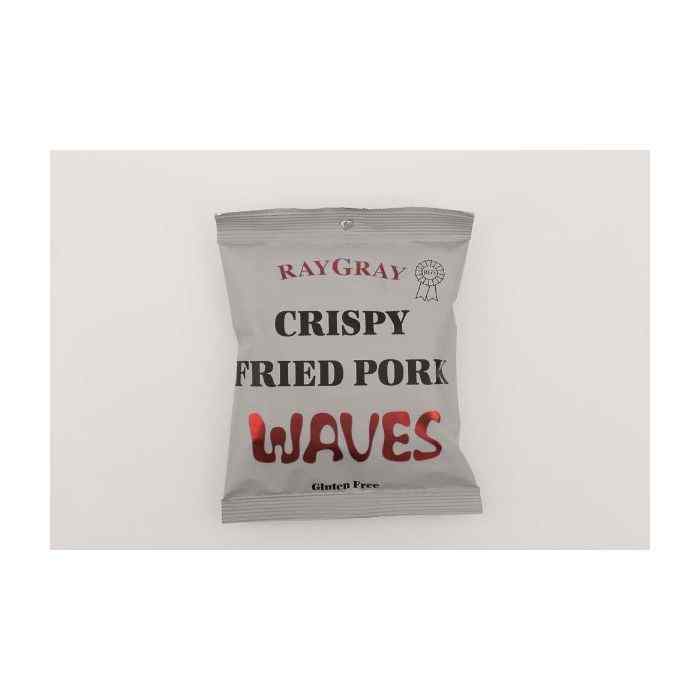 RayGray - Crispy Fried Pork Waves, 40g  Pack of 24