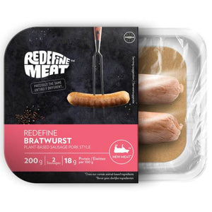 Redefine - Plant Based Bratwurst Sausage | Multiple Size