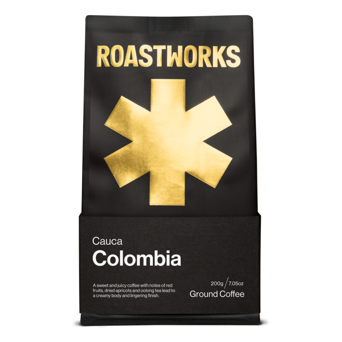 Roastworks - Colombia Cauca Pre Ground, 200g