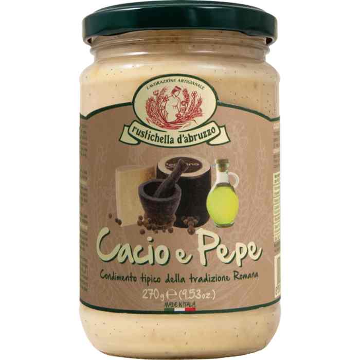 Rustichella - Condimento Pasta Cacio e Pepe, 270g