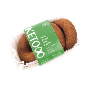 Sage 8 Foods - Keto Plain Bagels, 240g | Pack of 8