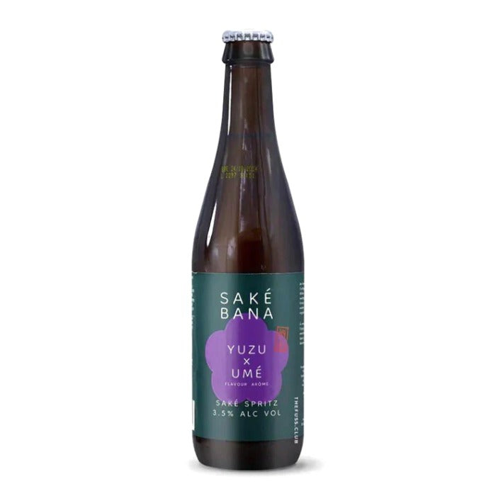 Sakebana - Saké Spritz 3.5% abv YUZU x UMÉ, 330ml - Pack of 12