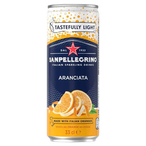 San Pellegrino - Orange (Aranciata) Can, 330ml | Pack of 12