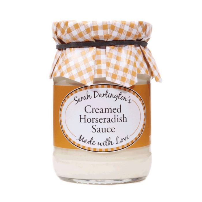 Sarah Darlington's - Creamed Horseradish Sauce, 180g  Pack of 6