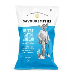 Savoursmiths Crisps - Desert Salt, 150g | Pack of 12