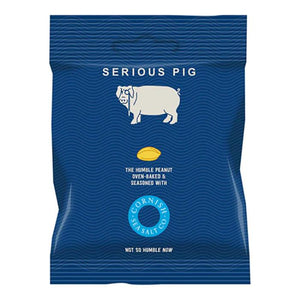 Serious Pig - Peanuts 'Cornish Sea Salted', 40g - Pack of 24