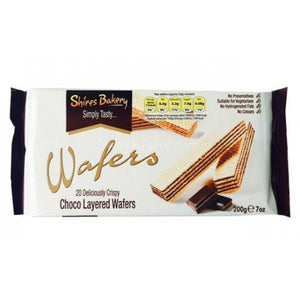Shire's Bakery - Wafers, 200g | Pack of 12 | Multiple Flavours