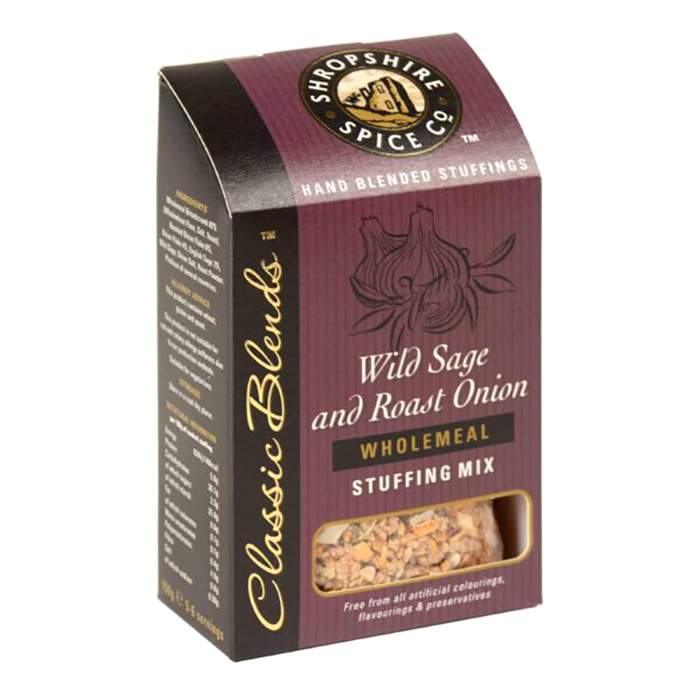 Shropshire Spice - GF Wild Sage & Onion Stuffing, 120g Pack of 6