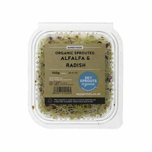 Sky Sprouts - Organic Alfalfa and Radish Sprout, 100g