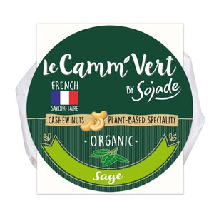 Sojade - Le Camm vert organic sage vegan cheese, 100g