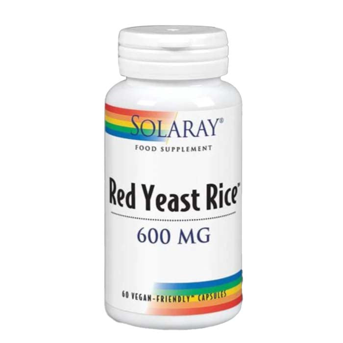 Solaray - Red Yeast Rice 600mg, 60 Capsules