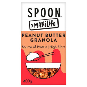 Spoon Cereals - ManiLife Peanut Butter Granola, 400g | Pack of 5