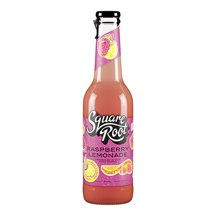 Square Root - Raspberry Lemonade Bottle 275ml- Case of 24