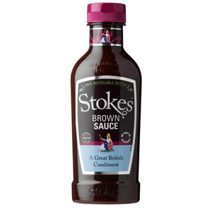 Stokes - Real Brown Sauce SQUEEZY , 505g | Pack of 10