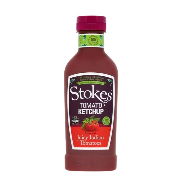 Stokes - Real Tomato Ketchup SQUEEZY, 485g  Pack of 10