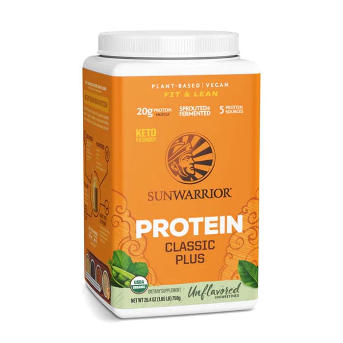 Sun Warrior - Organic Classic Plus Protein - Natural, 750g