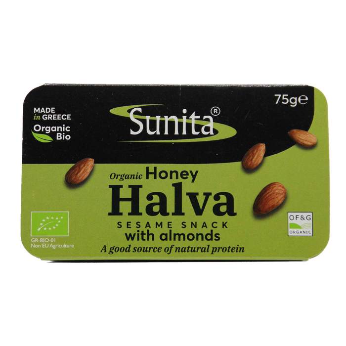 Sunita - Organic Honey & Almond Halvah, 75g