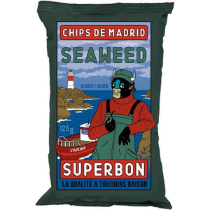 Superbon - Chips Seaweed, 125g | Pack of 14
